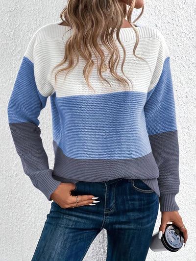 CoastBreeze Knit | Colour block jumper