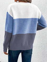 CoastBreeze Knit | Colour block jumper