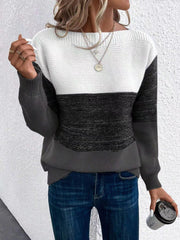 CoastBreeze Knit | Colour block jumper