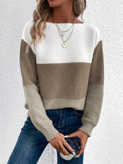 CoastBreeze Knit | Colour block jumper
