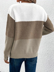 CoastBreeze Knit | Colour block jumper
