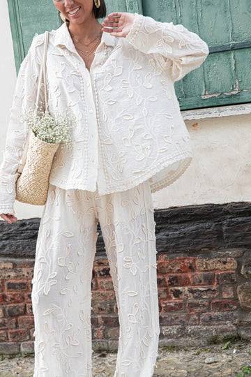 Isla Boho Set | Embroidered relaxed fit loungewear