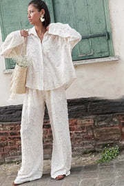Isla Boho Set | Embroidered relaxed fit loungewear