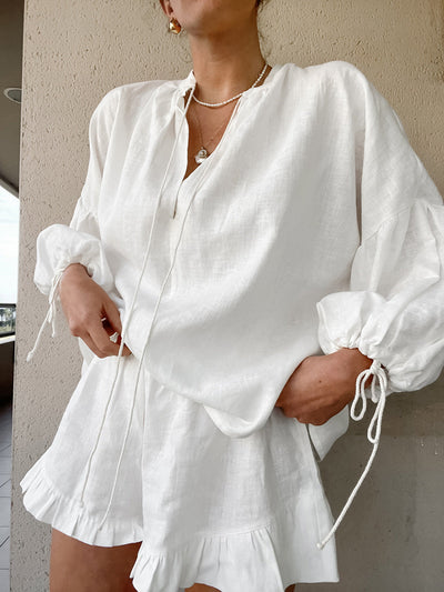 Isla Frill Lounge Set | Lightweight relaxed summerwear