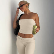 Luxe Loungewear Set | Strapless two piece