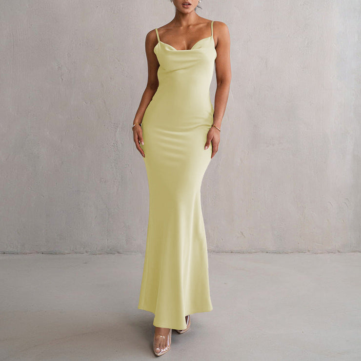 Solara Bloom Gown | Floral backless formal dress