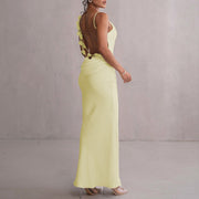 Solara Bloom Gown | Floral backless formal dress