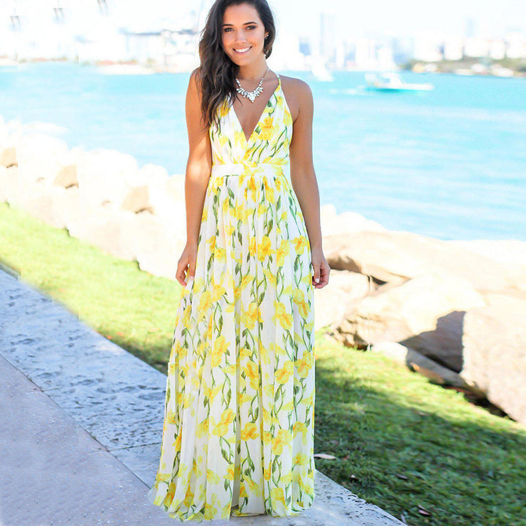 Coastal Breeze Maxi Dress | Tropical beach holiday outfit