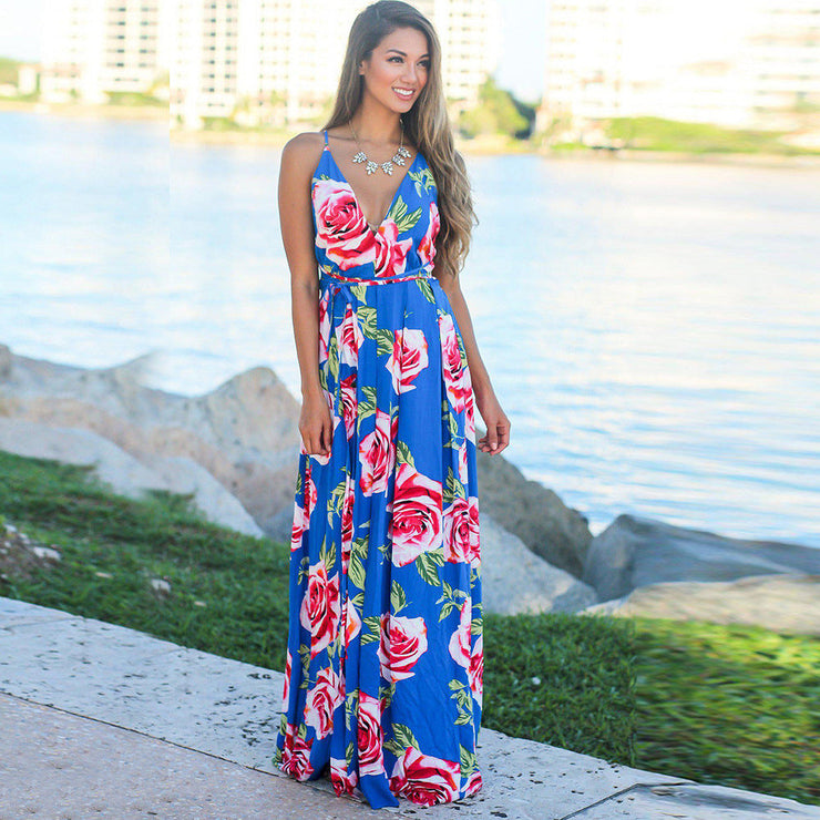 Coastal Breeze Maxi Dress | Tropical beach holiday outfit