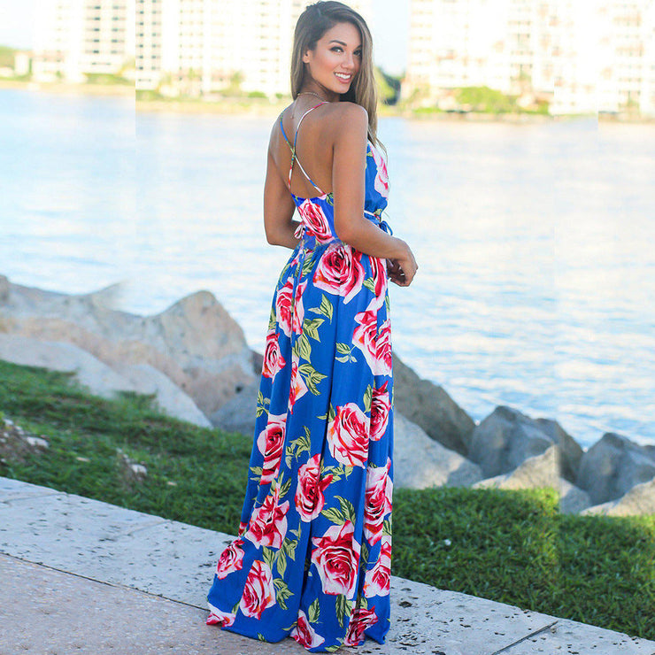 Coastal Breeze Maxi Dress | Tropical beach holiday outfit