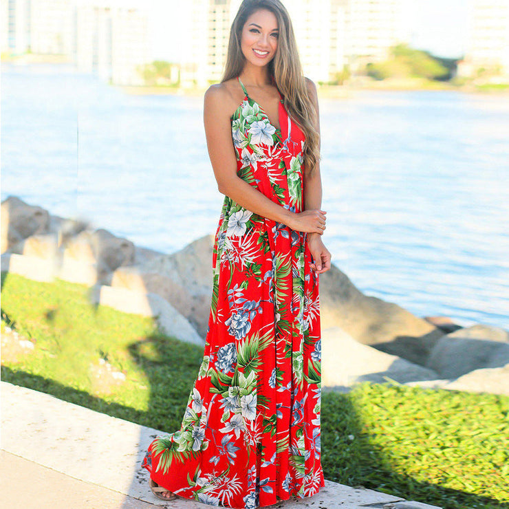 Coastal Breeze Maxi Dress | Tropical beach holiday outfit