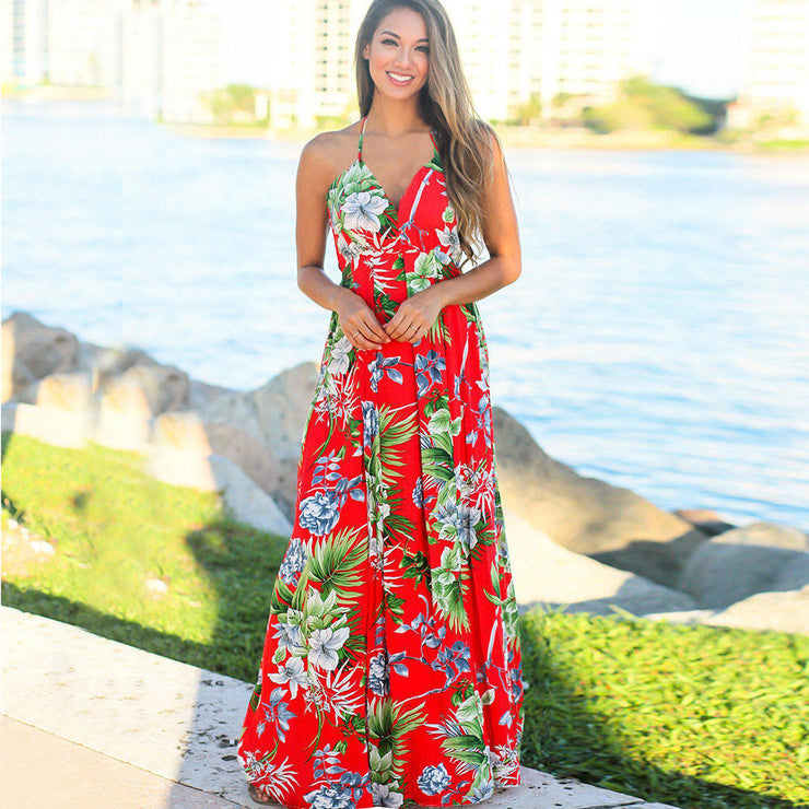 Coastal Breeze Maxi Dress | Tropical beach holiday outfit