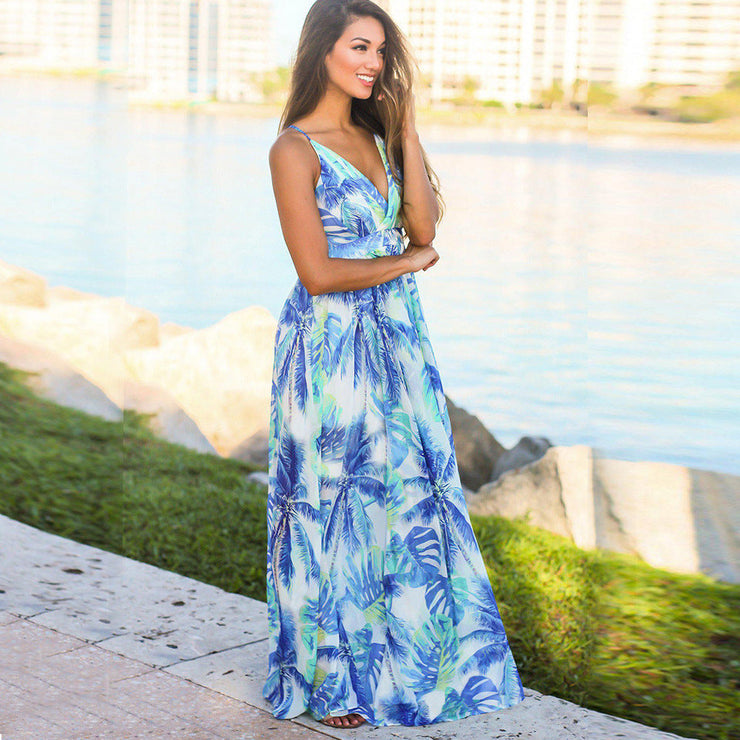 Coastal Breeze Maxi Dress | Tropical beach holiday outfit