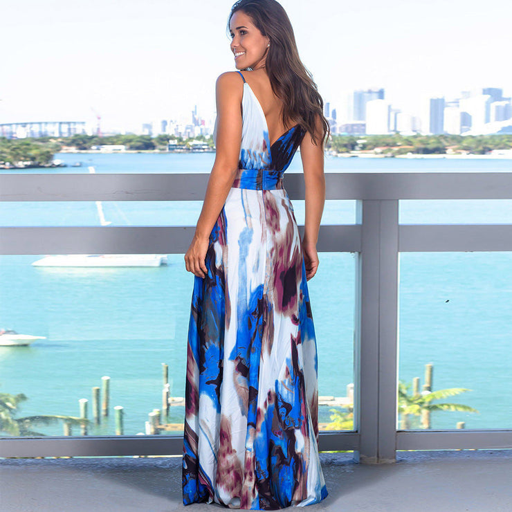 Tropica Bloom Maxi Dress | Floral summer holiday dress