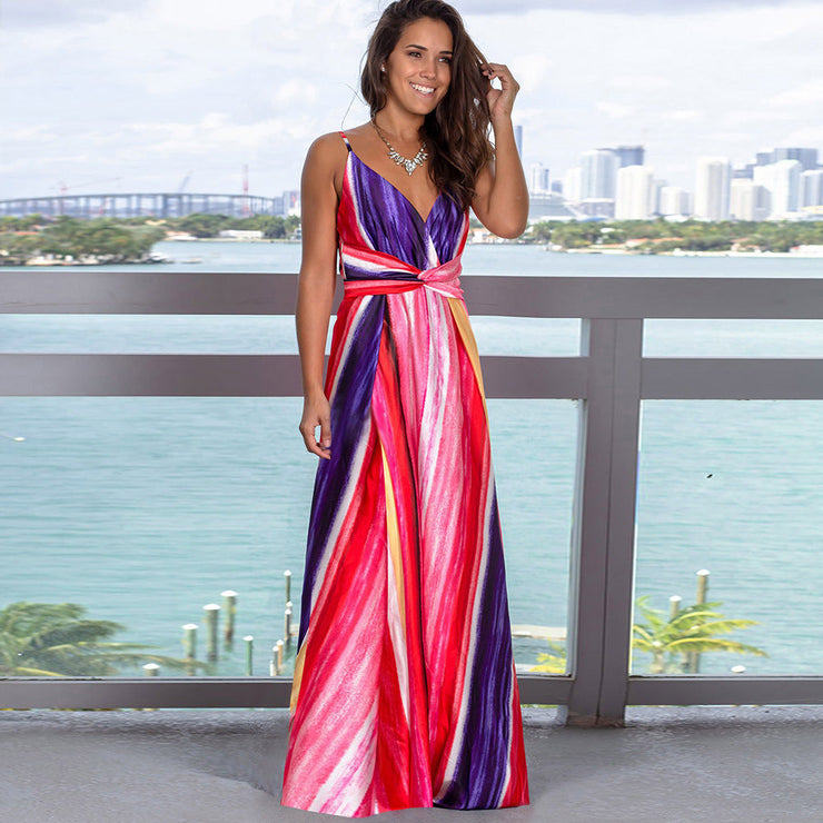 Tropica Bloom Maxi Dress | Floral summer holiday dress