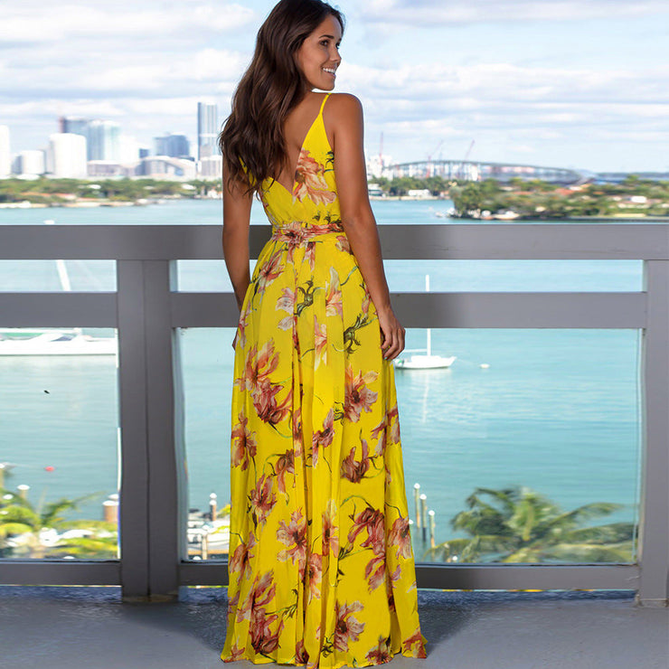 Tropica Bloom Maxi Dress | Floral summer holiday dress