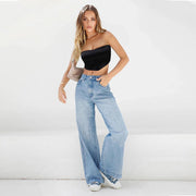 Zara High Waist Wide Leg Jeans | Aussie style comfy flattering