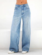 Zara High Waist Wide Leg Jeans | Aussie style comfy flattering