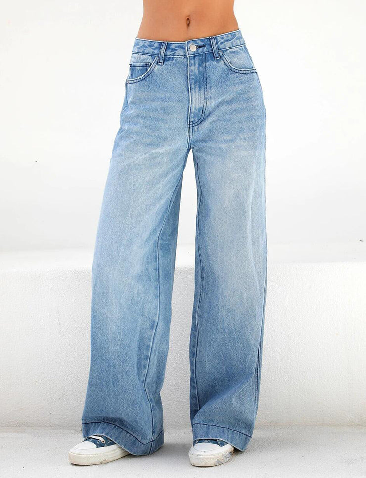 Zara High Waist Wide Leg Jeans | Aussie style comfy flattering