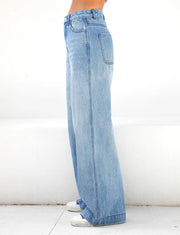 Zara High Waist Wide Leg Jeans | Aussie style comfy flattering