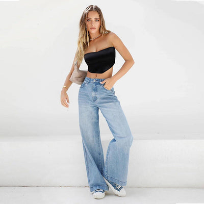 Zara High Waist Wide Leg Jeans | Aussie style comfy flattering