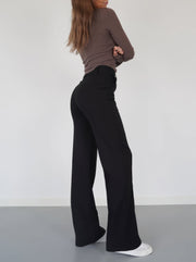 Harper Tailored Wide Leg Pants | High waisted workwear trousers