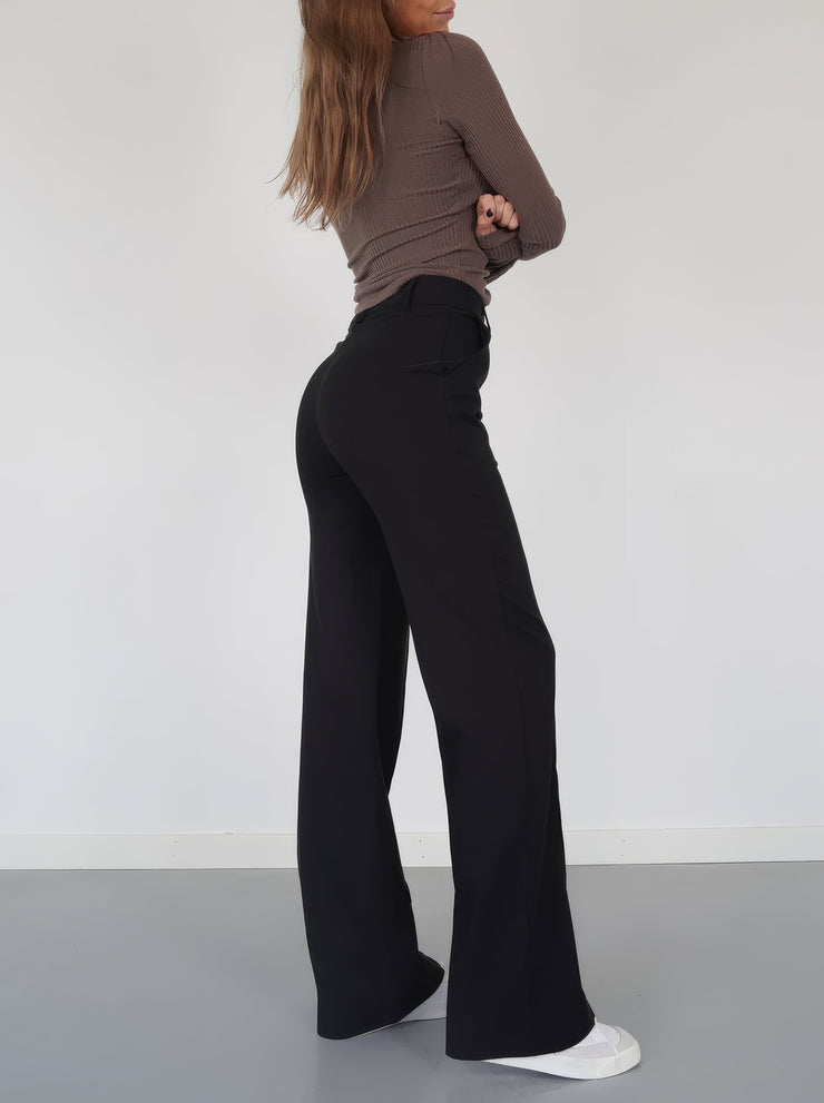 Harper Tailored Wide Leg Pants | High waisted workwear trousers