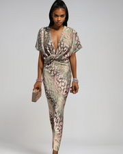 Amara Luxe Midi Dress | Elegant Evening Style