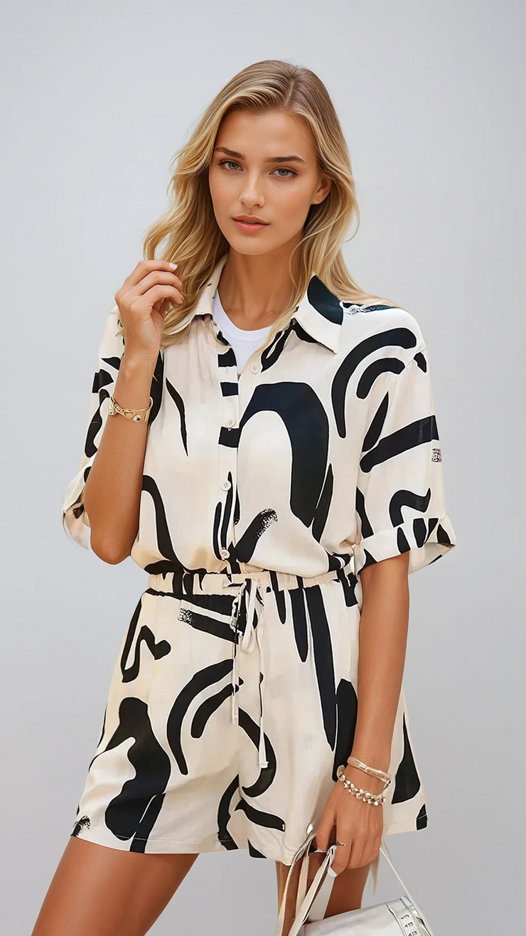 Coastal Chic Two-Piece Set | Relaxed Summer Outfit
