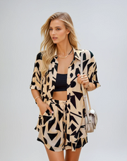 Coastal Chic Two-Piece Set | Relaxed Summer Outfit