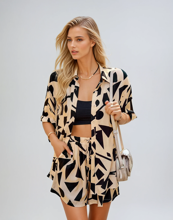 Coastal Chic Two-Piece Set | Relaxed Summer Outfit