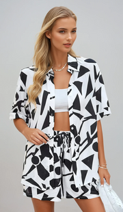 Coastal Chic Two-Piece Set | Relaxed Summer Outfit