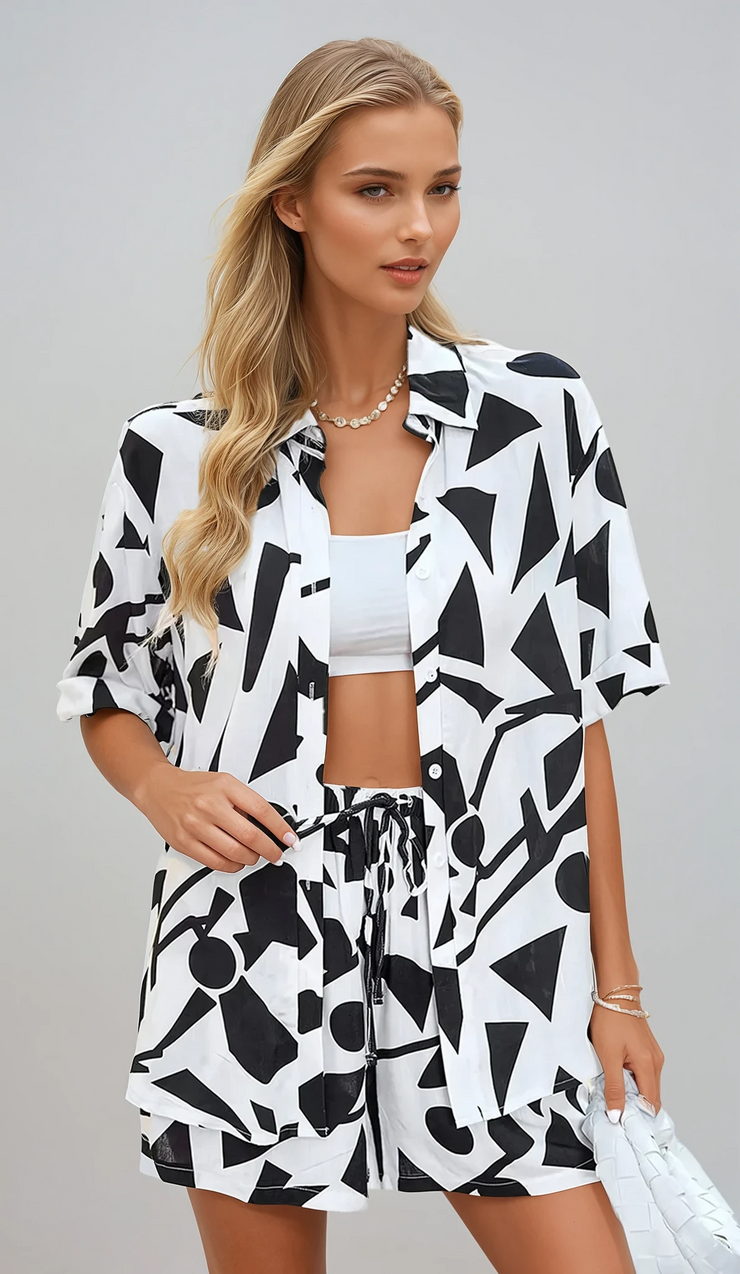 Coastal Chic Two-Piece Set | Relaxed Summer Outfit