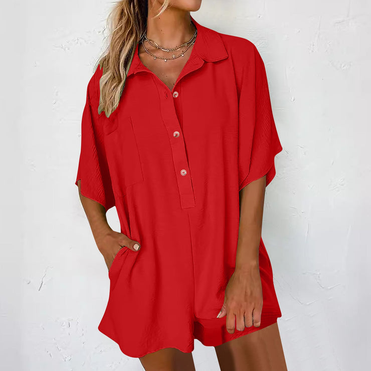 Noosa Relaxed Romper | Effortless Aussie Summer Vibes