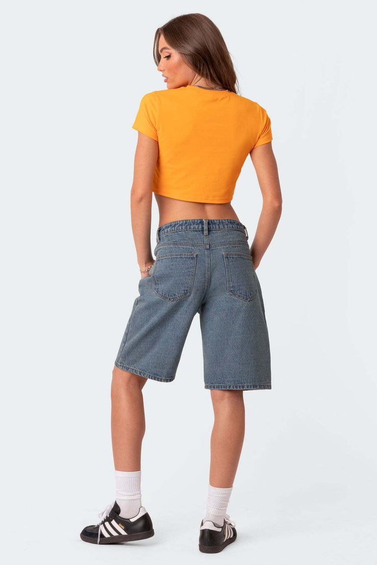 Frankie Bermuda Shorts | Vintage denim shorts