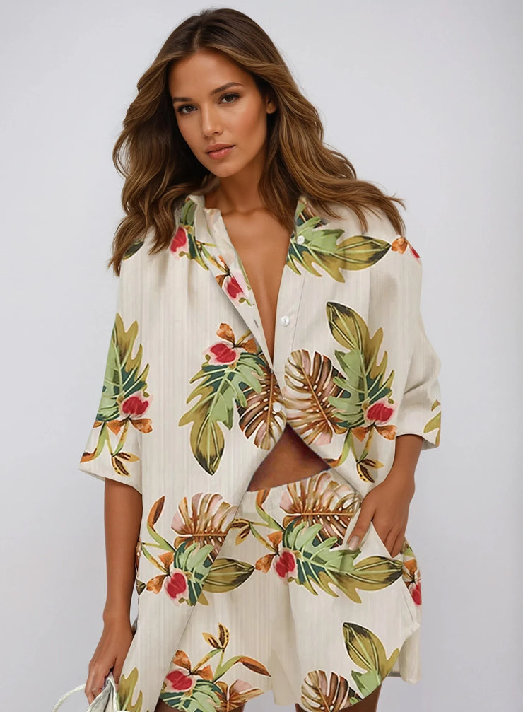 Isla Relaxed Fit Shirt & Shorts Set | Breezy & Stylish