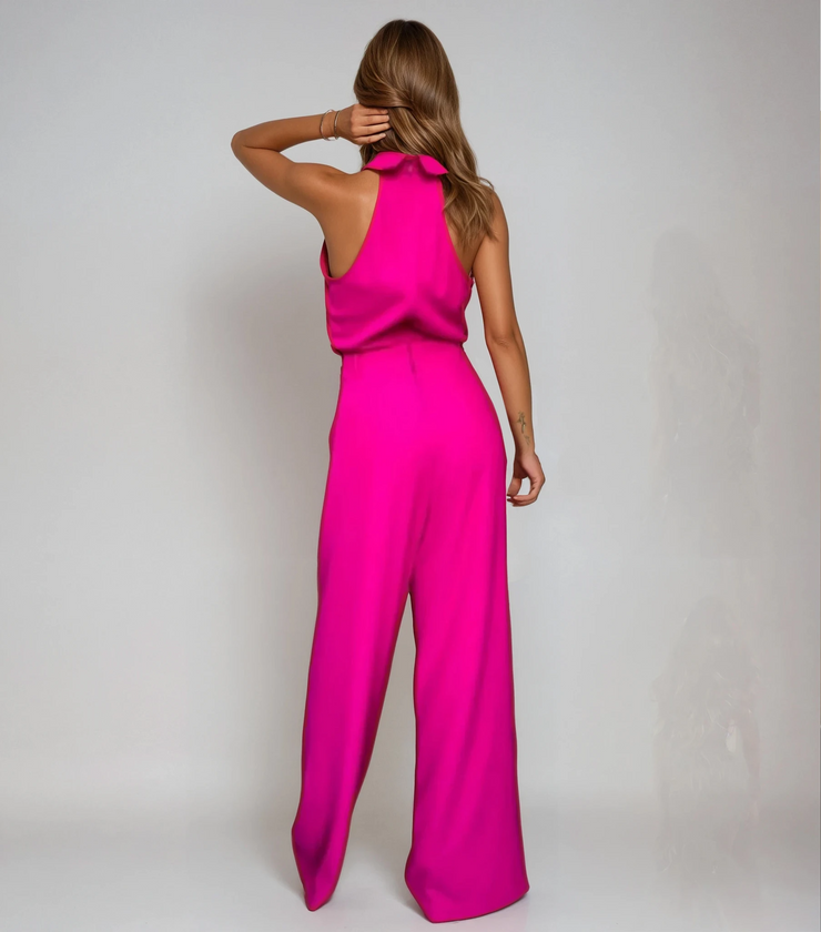 Elle Halter Jumpsuit | Sophisticated Glam