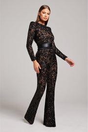 Midnight Luxe Jumpsuit | Statement Evening Wear