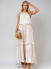 Evanna Boho Maxi Dress | Flowy Relaxed Chic